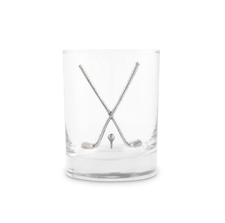 Golf Club Double Old Fashion Glass