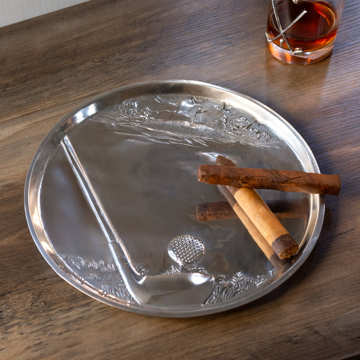 Golf Round Serving Tray