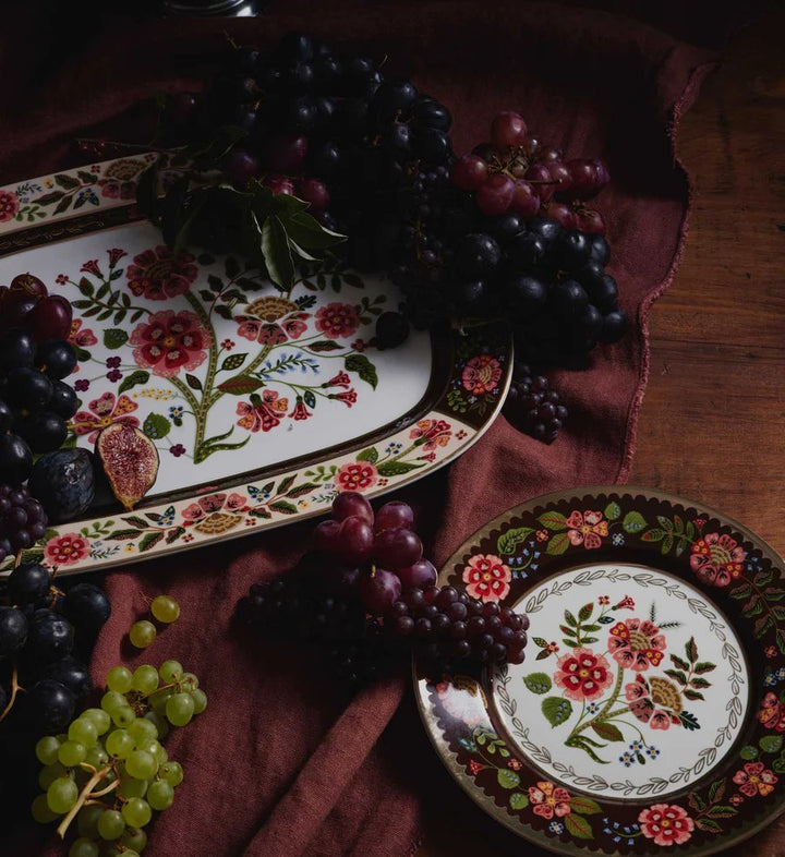 Gracie Large Porcelain Serving Platter