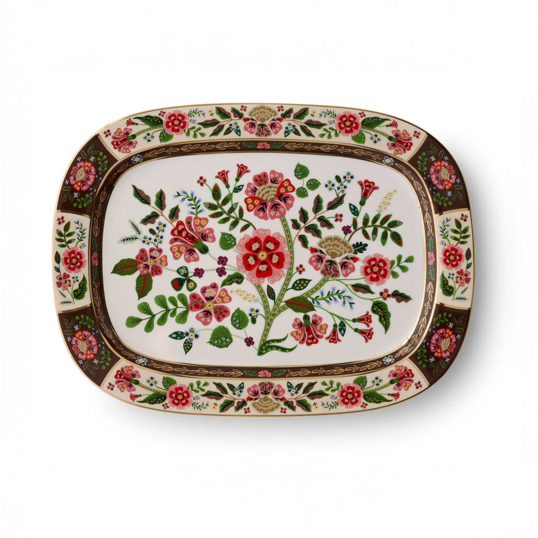 Gracie Large Porcelain Serving Platter