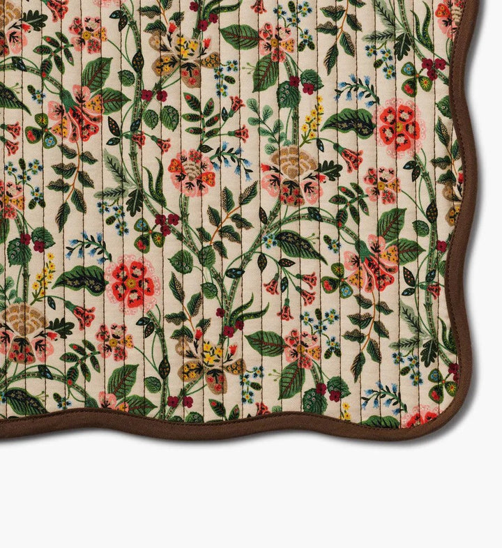 Gracie Quilted Cotton Placemats, Set of 4