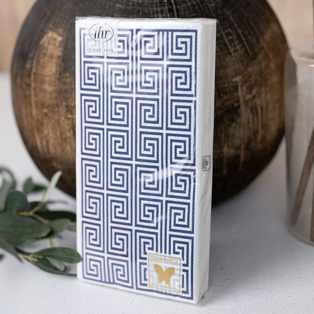 Greek Key Guest Towel