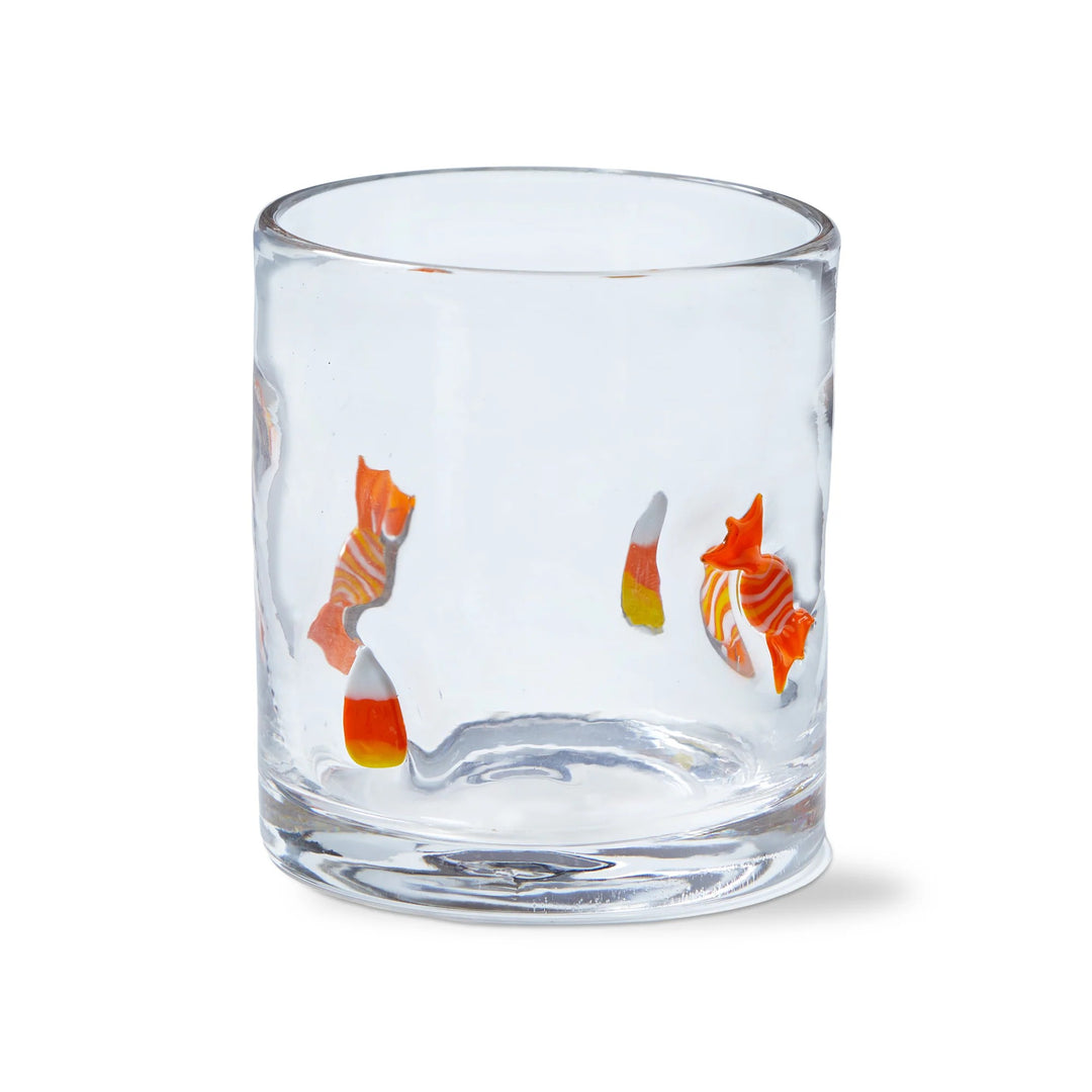 Halloween Candy Old Fashion Glass