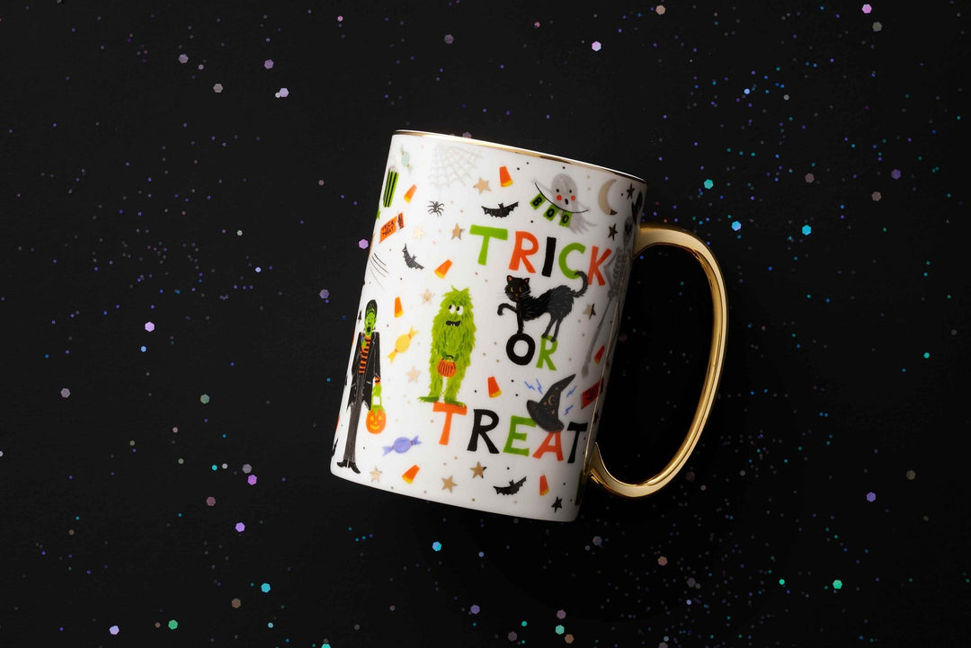 Halloween Parade Porcelain Mug