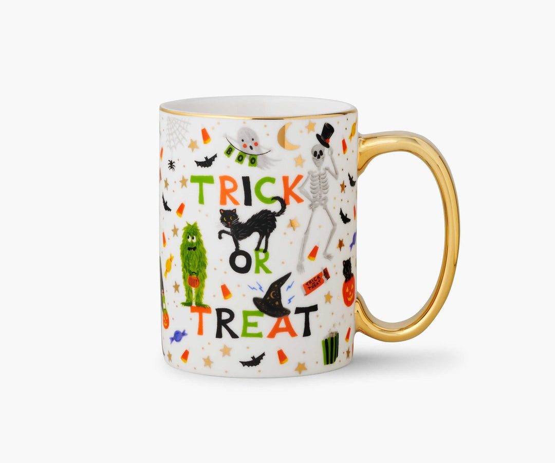 Halloween Parade Porcelain Mug