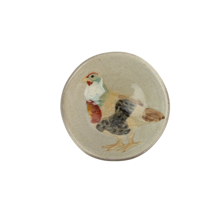 Hand Painted Stoneware Dish