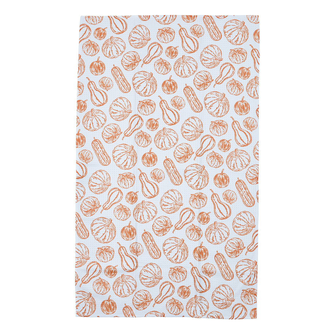 Harvest Sketch Tea Towel