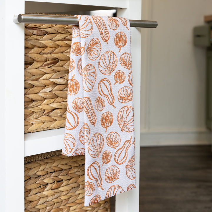 Harvest Sketch Tea Towel