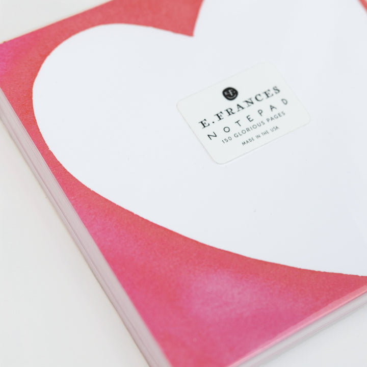 Heart Notepad