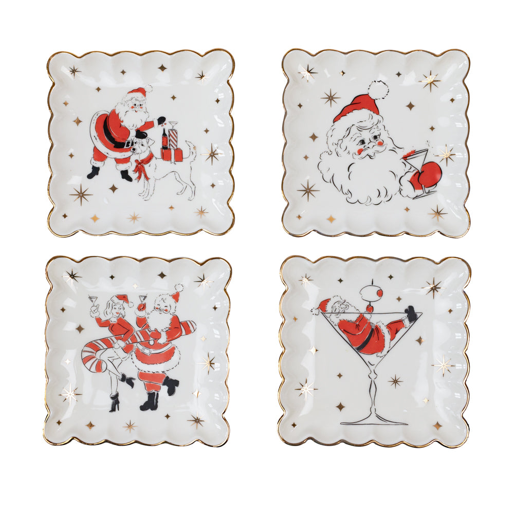 Holiday Cheers 4"x4" Plate