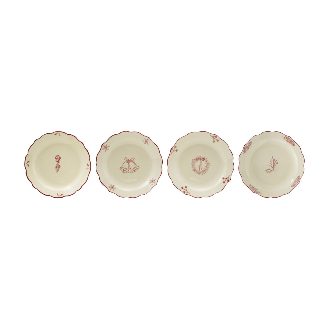 Holiday Icon Appetizer Plate