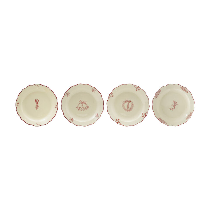 Holiday Icon Appetizer Plate