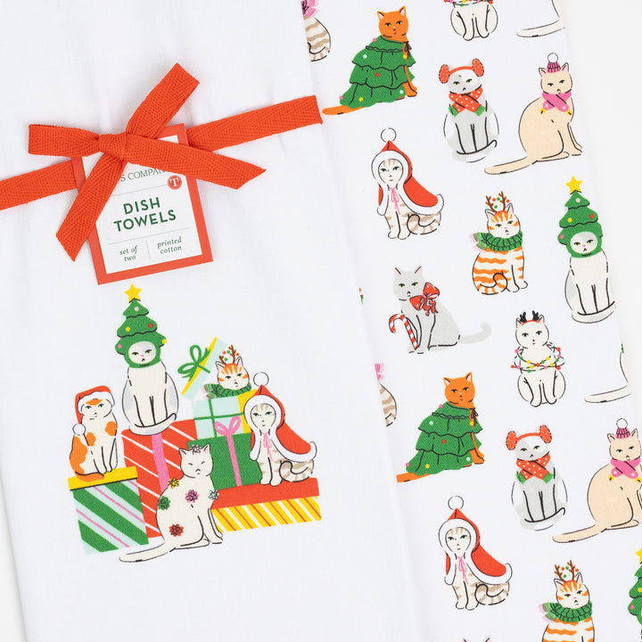 Holiday Pet Dish Towel Set