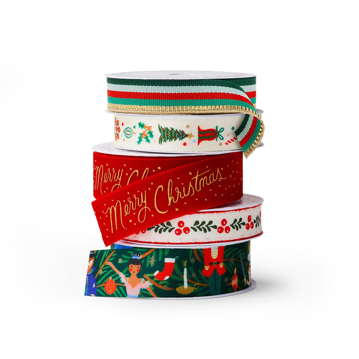 Holiday Ribbon, Set of 5