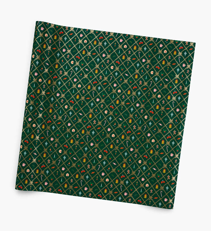 Holiday Argyle Continuous Wrapping Roll