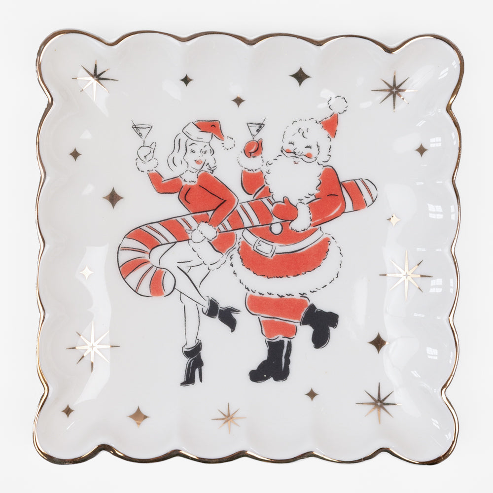 Holiday Cheers 4"x4" Plate