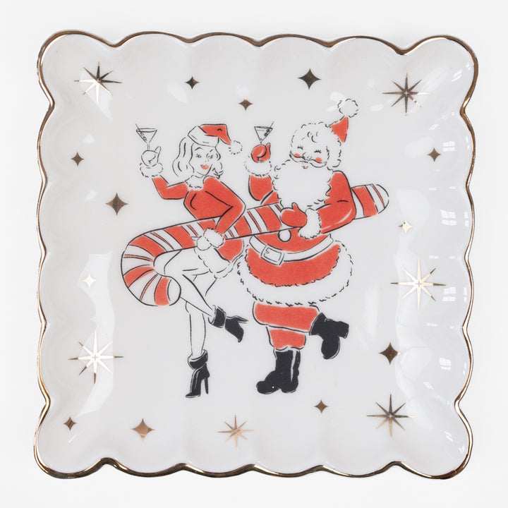 Holiday Cheers 4"x4" Plate