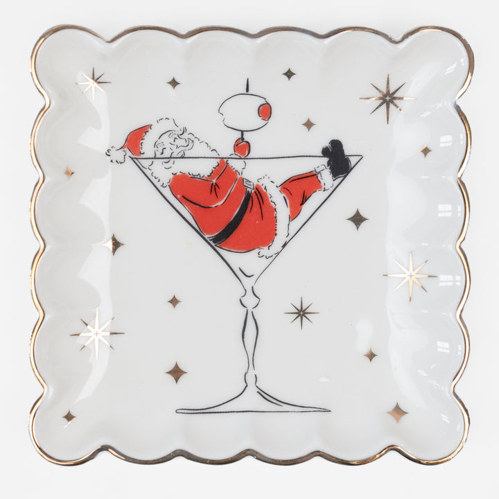 Holiday Cheers 4"x4" Plate