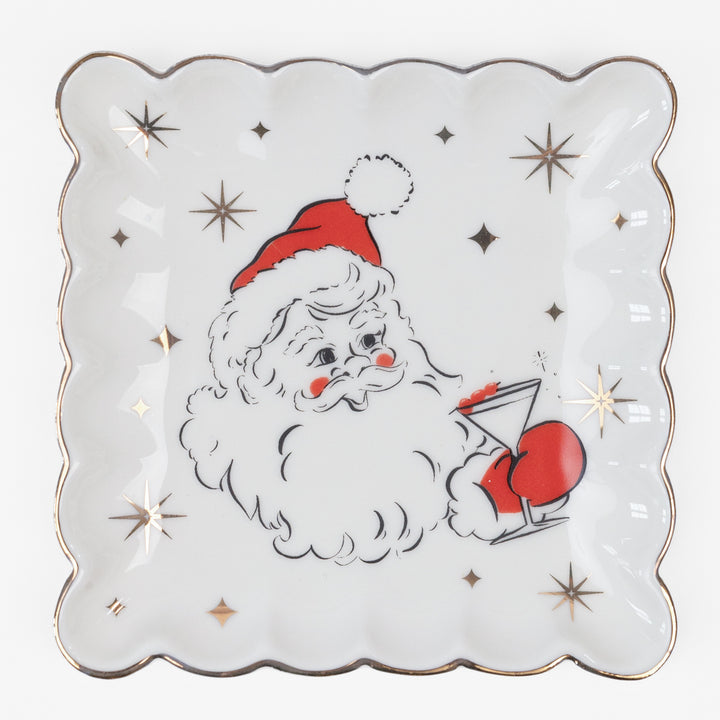 Holiday Cheers 4"x4" Plate