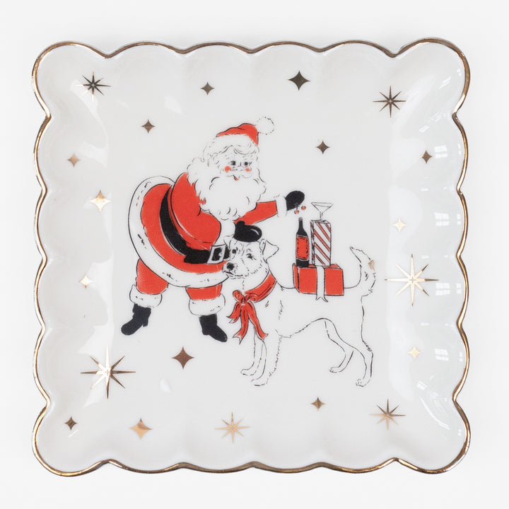 Holiday Cheers 4"x4" Plate