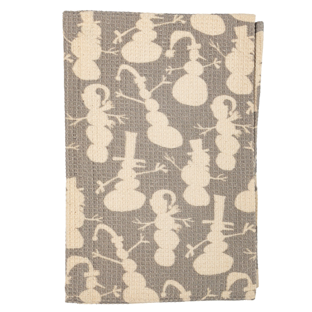 Holiday Icon Cotton Waffle Tea Towel