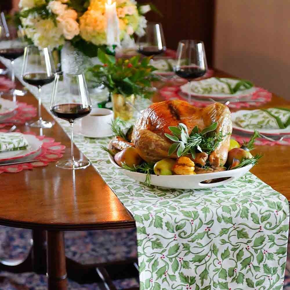 Holly Berry Table Runner