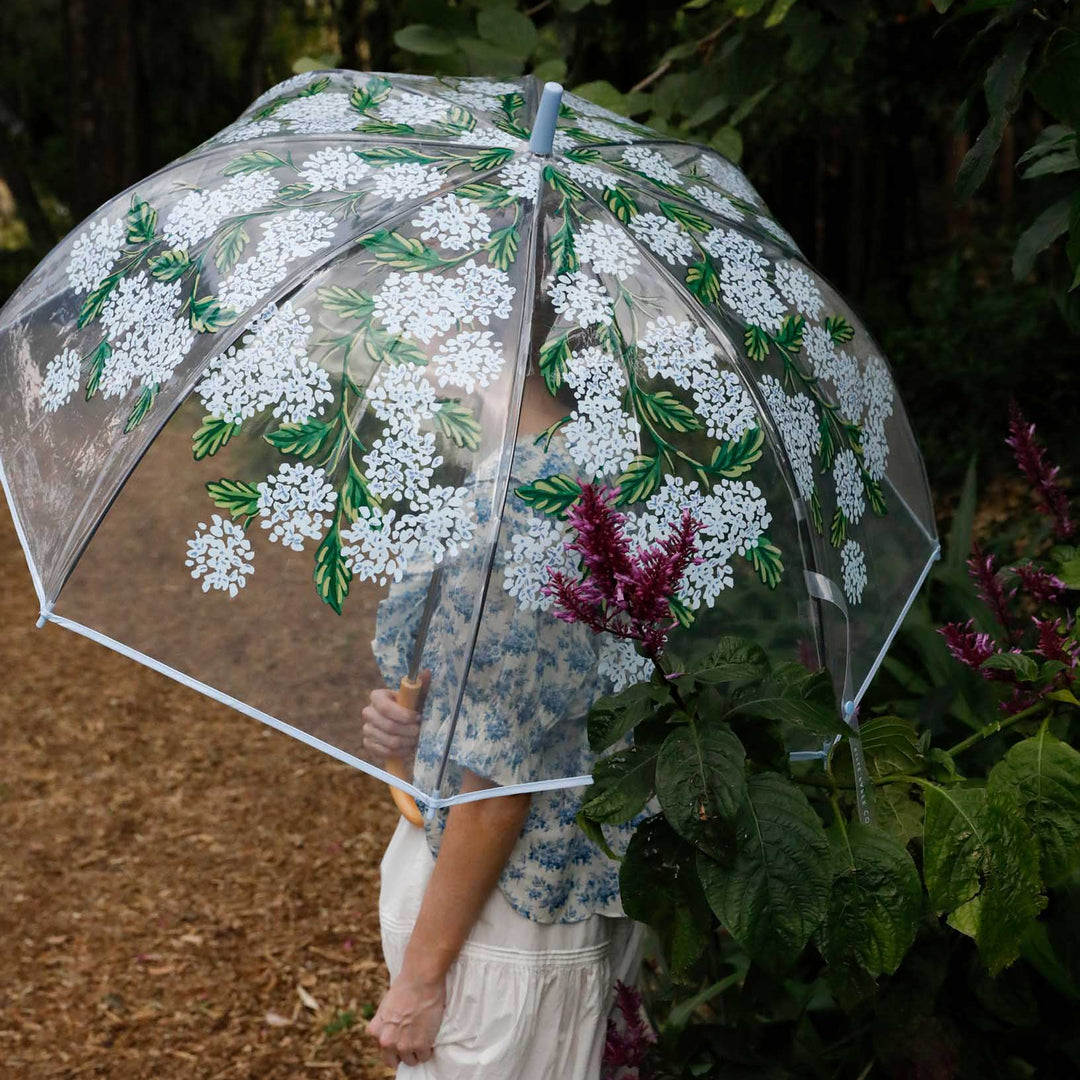 Hydrangea Clear Umbrella