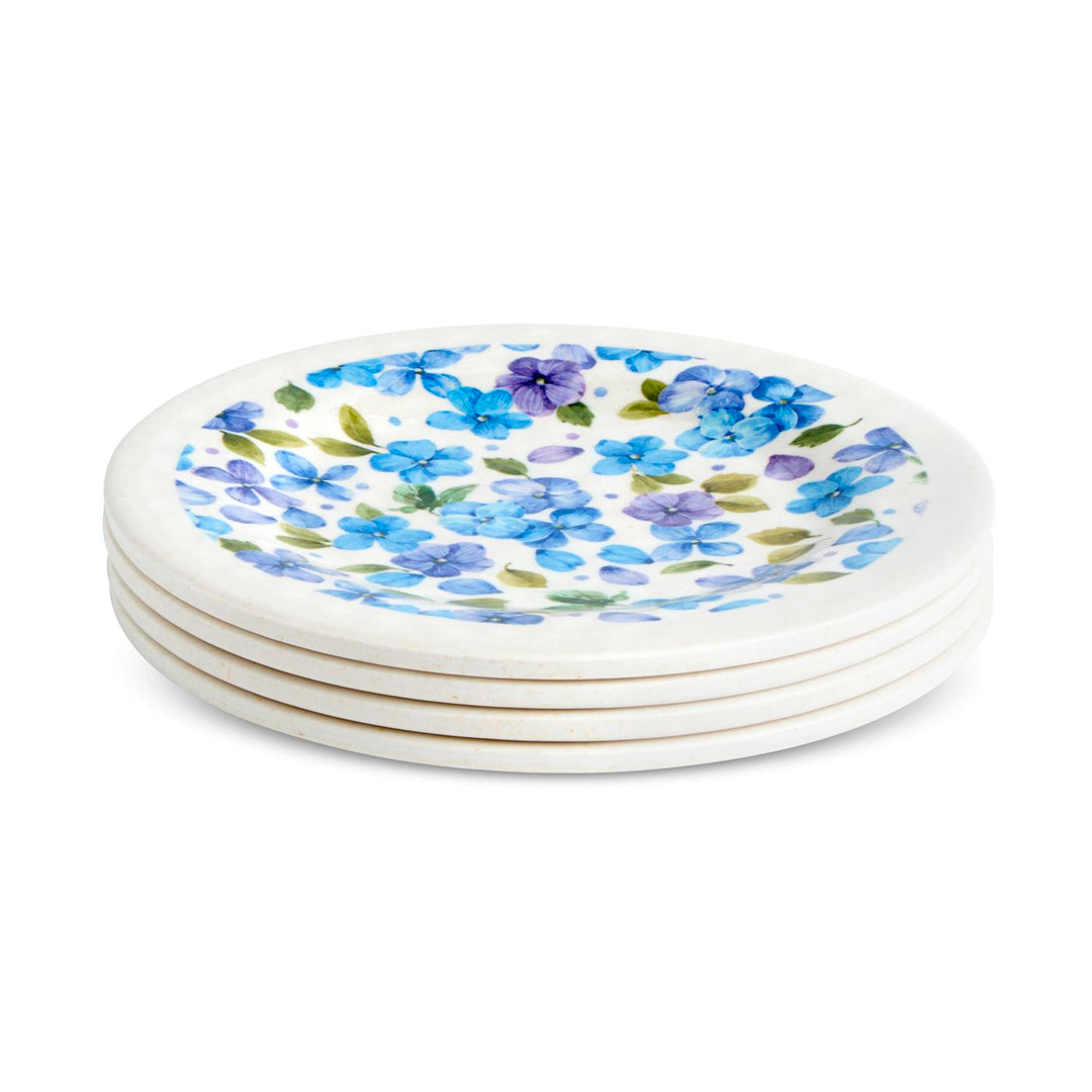 Hydrangea Melamine Appetizer Plate