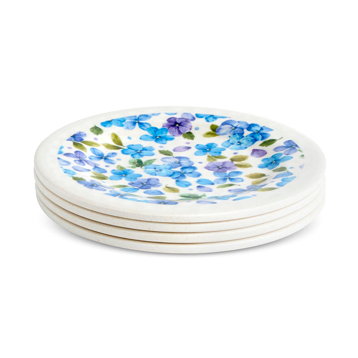 Hydrangea Melamine Appetizer Plate