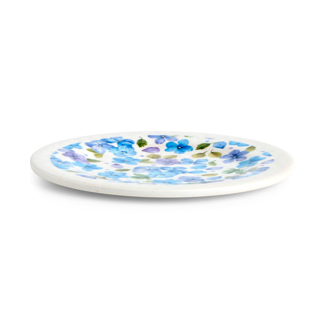 Hydrangea Melamine Appetizer Plate