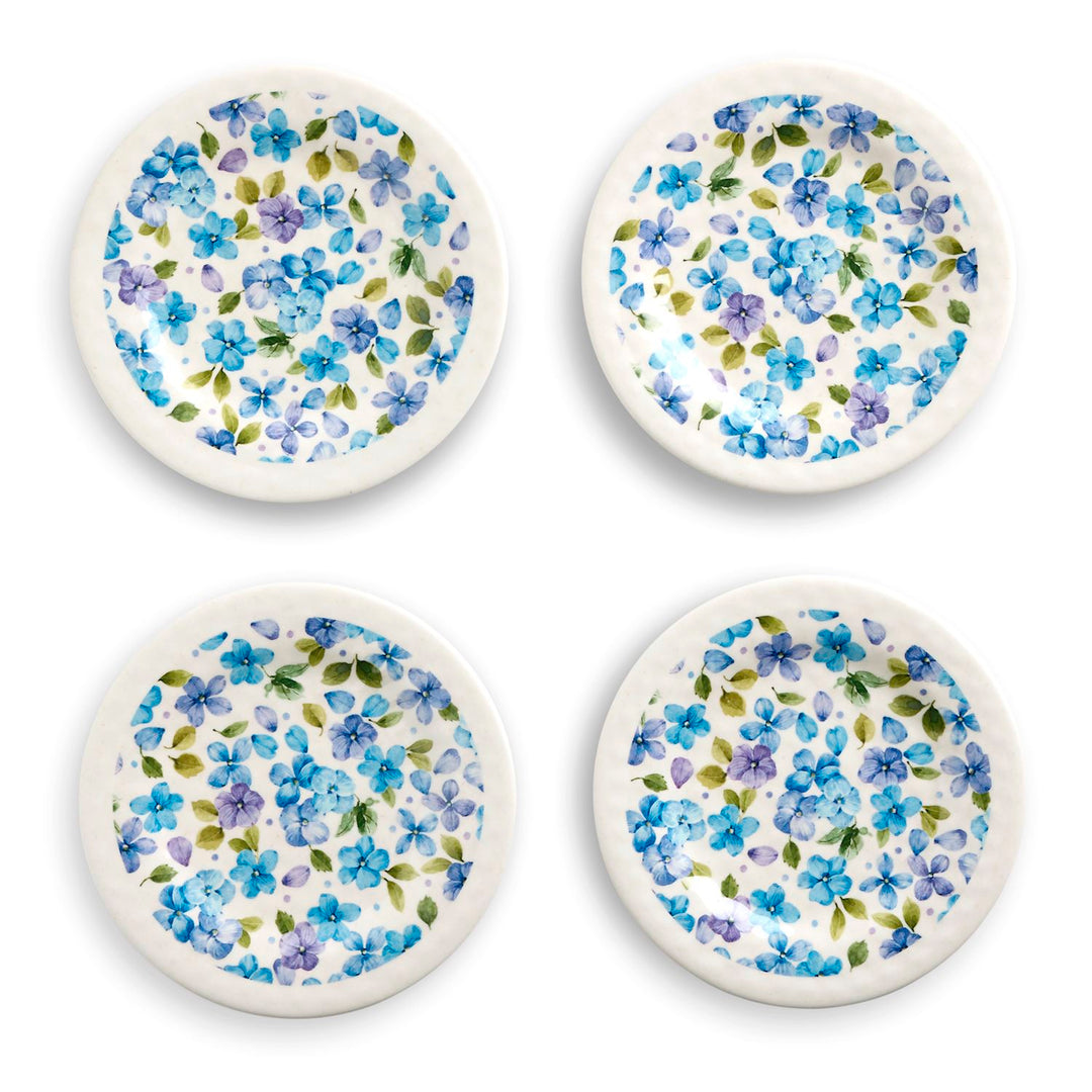 Hydrangea Melamine Appetizer Plate