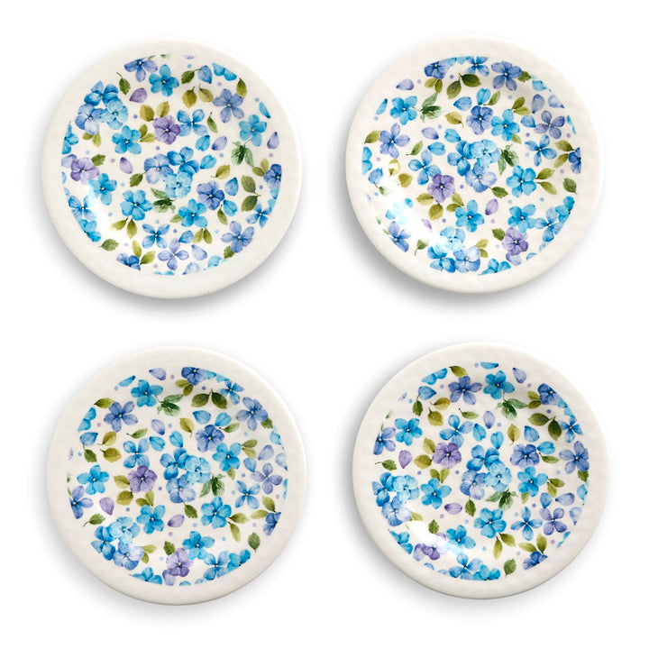 Hydrangea Melamine Appetizer Plate