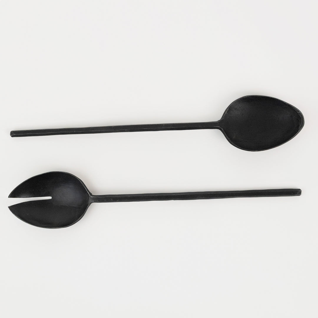 Iron Salad Server Set