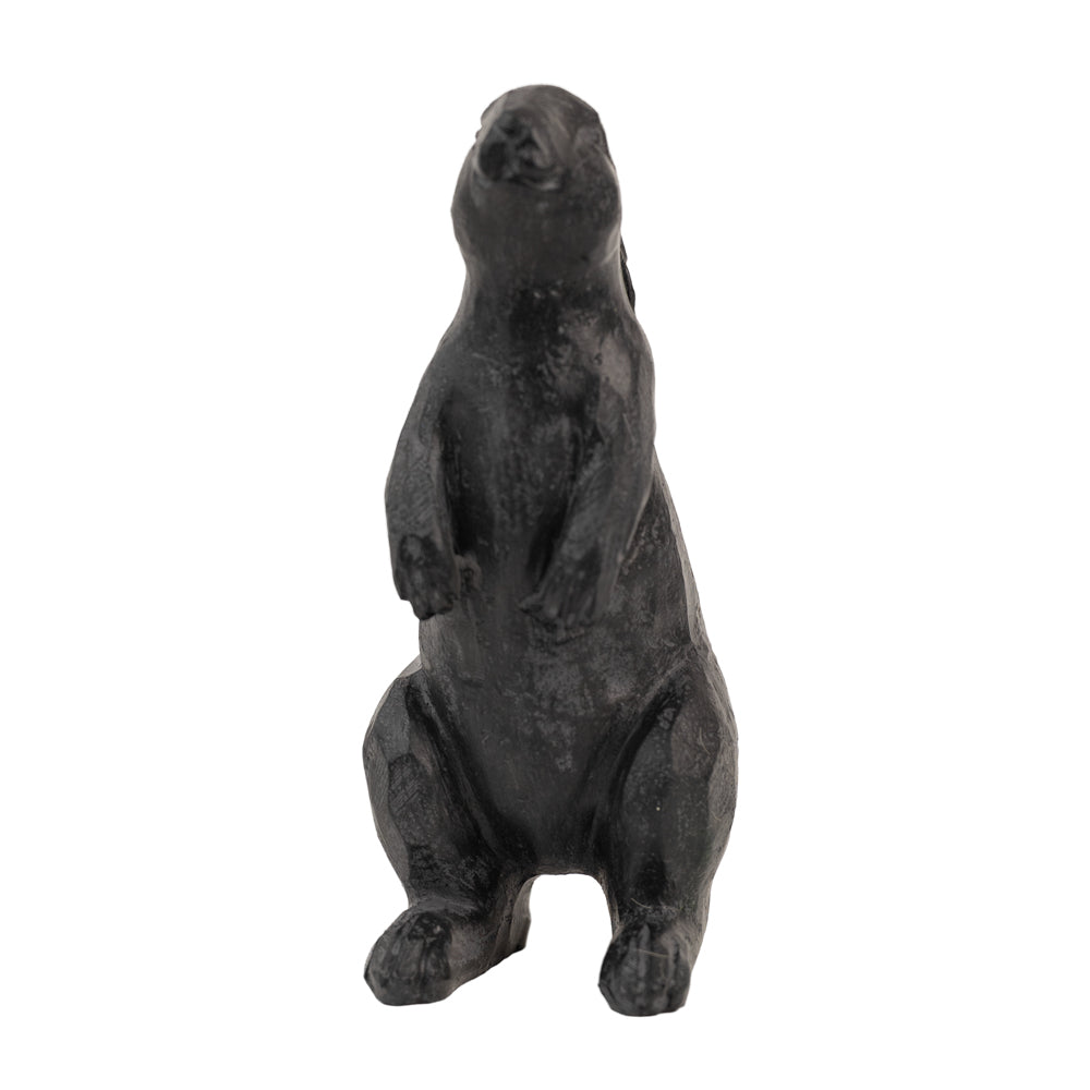 Iron Finish Resin Rabbit