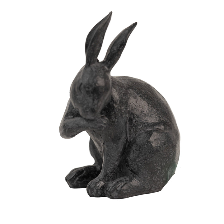Iron Finish Resin Rabbit