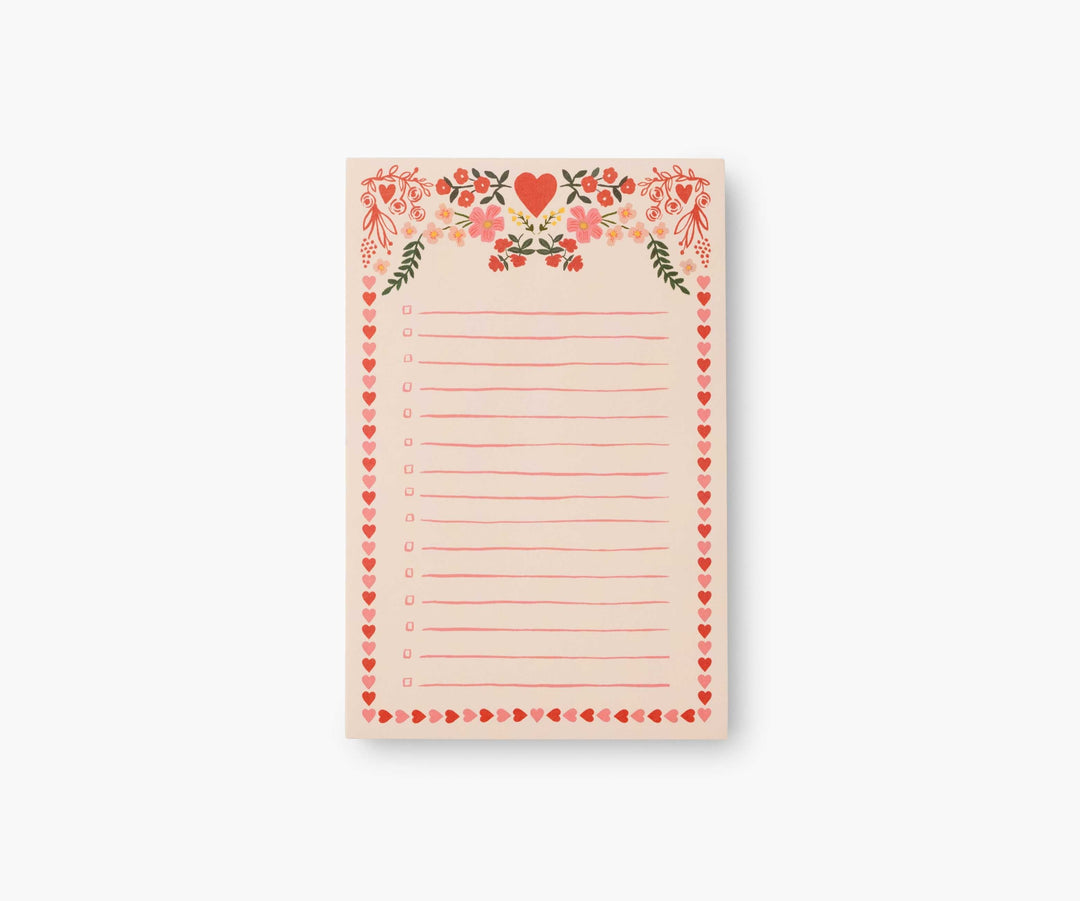 Juliet Checklist Notepad