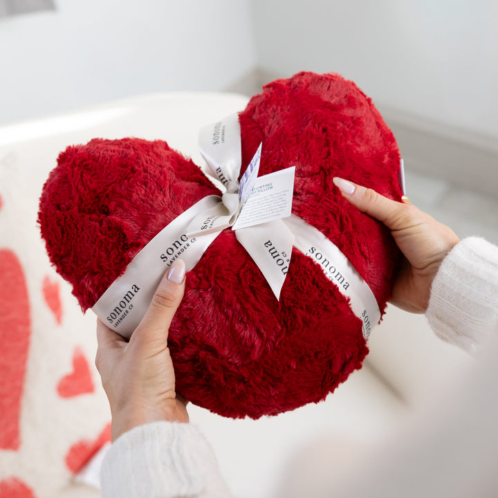 Lavender Warming Heart Pillow