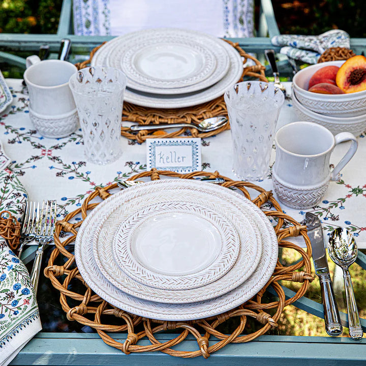 Le Panier White Melamine Dinner Plate