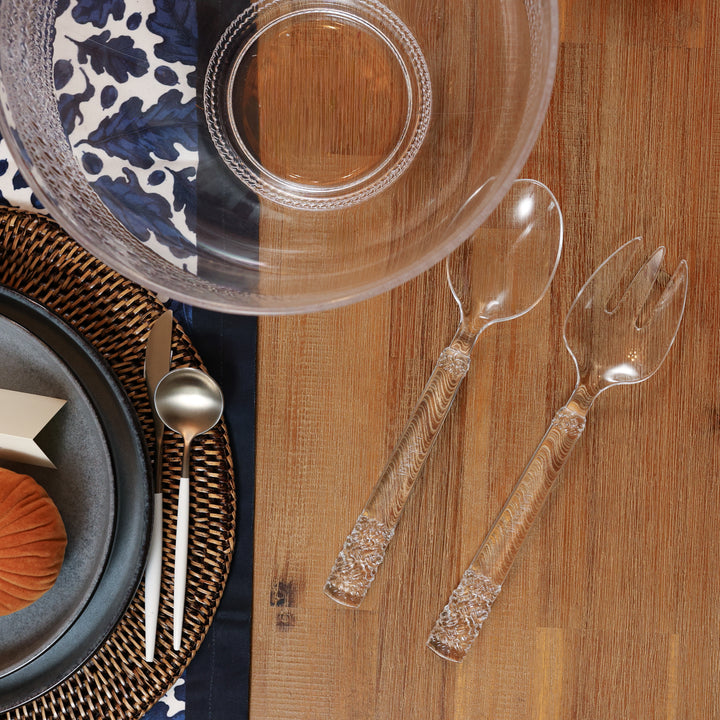 Le Panier Clear Acrylic Salad Servers
