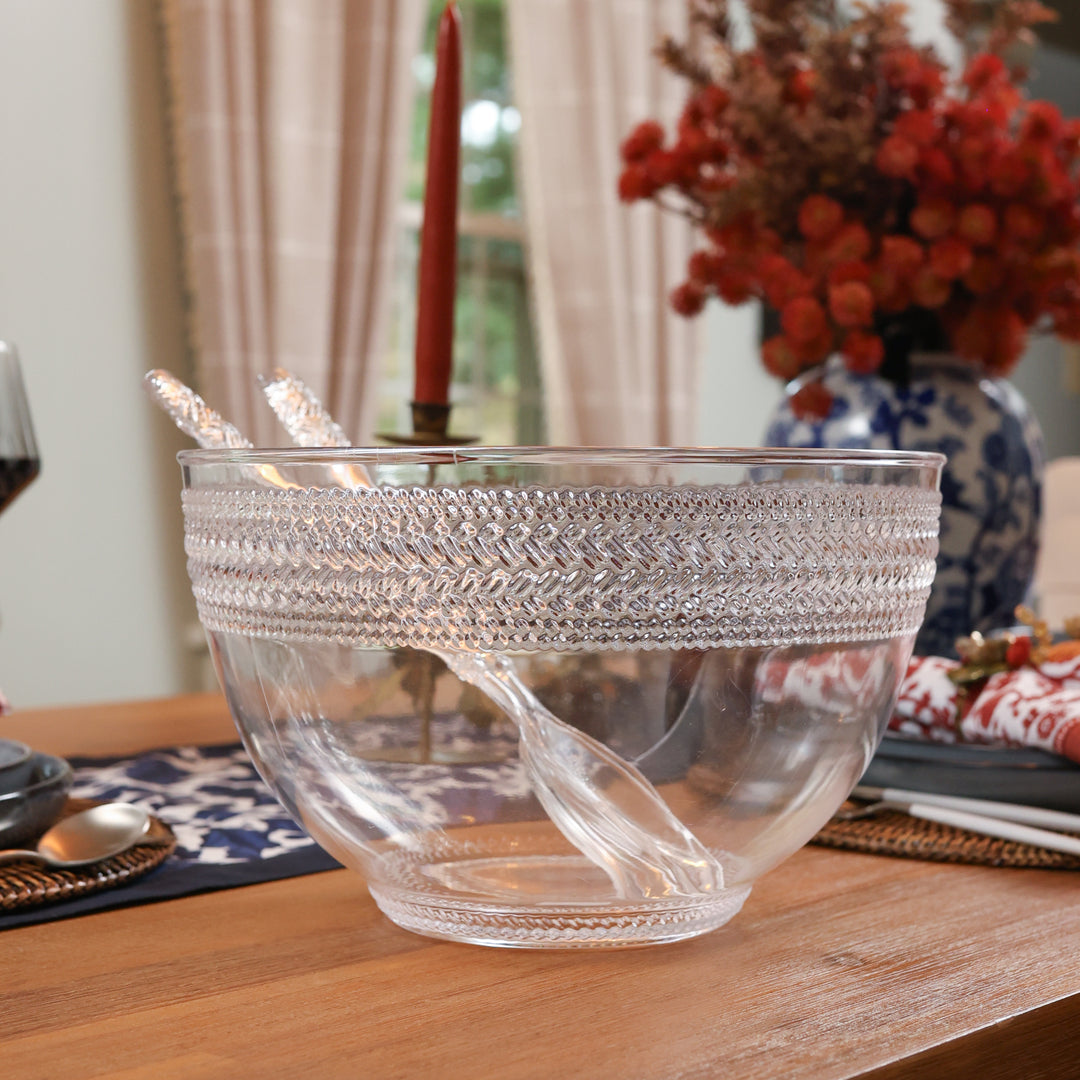 Le Panier Clear Acrylic Serving Bowl