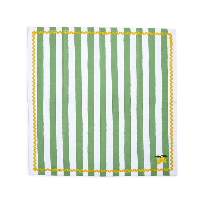 Lemon Stripe Napkin Set