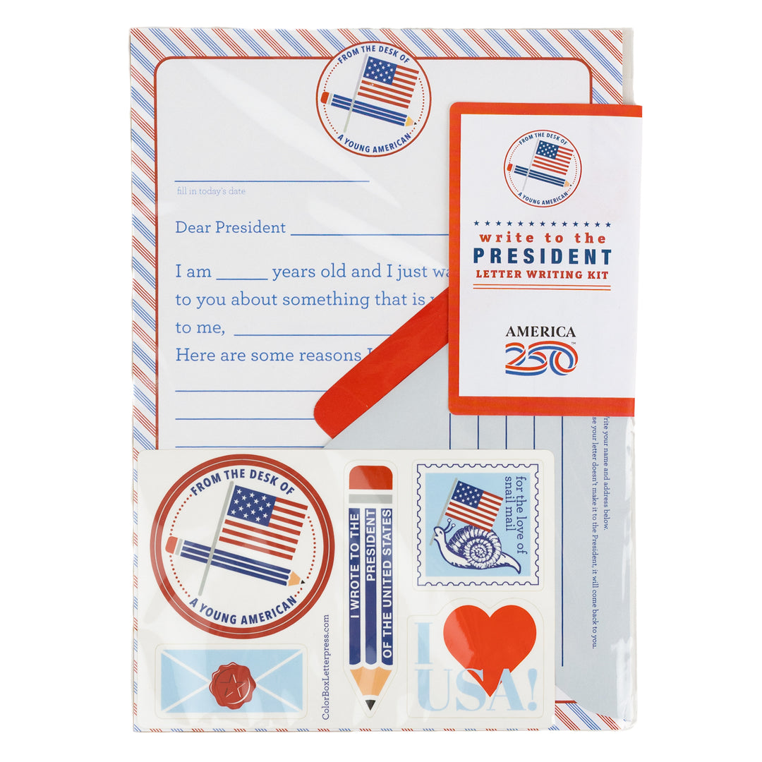 Letter to the President Writing Kit