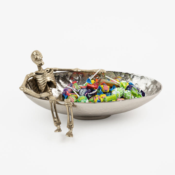Lounging Skeleton Bowl