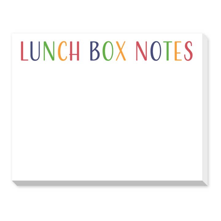 Lunch Box Notepad