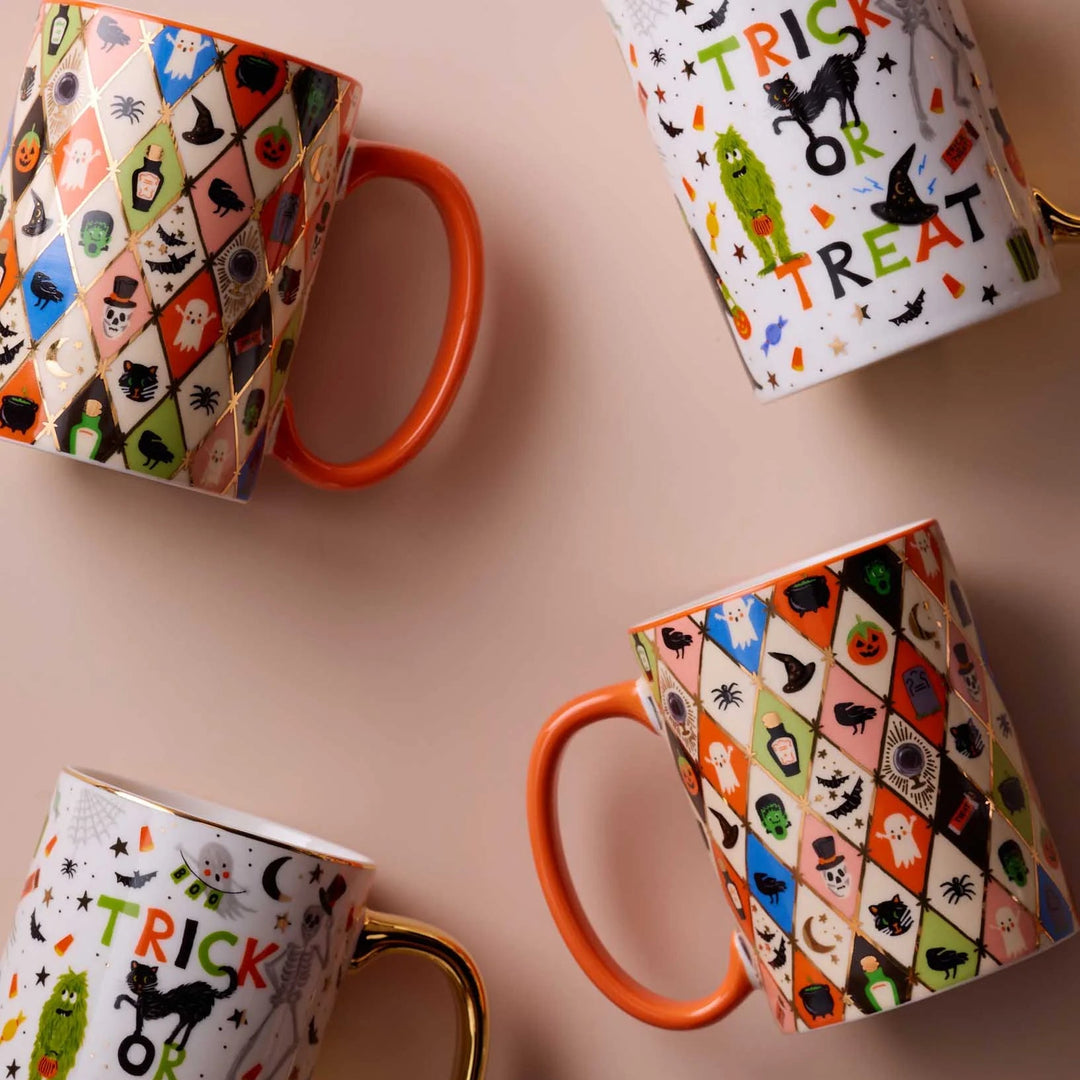 Halloween Parade Porcelain Mug