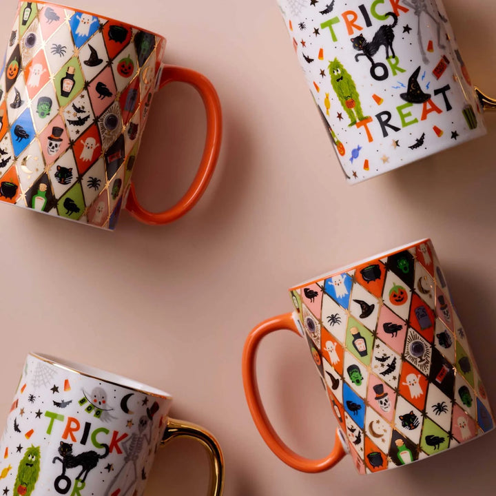 Halloween Parade Porcelain Mug