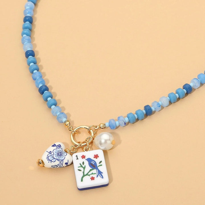 Mahjong Charm Necklace
