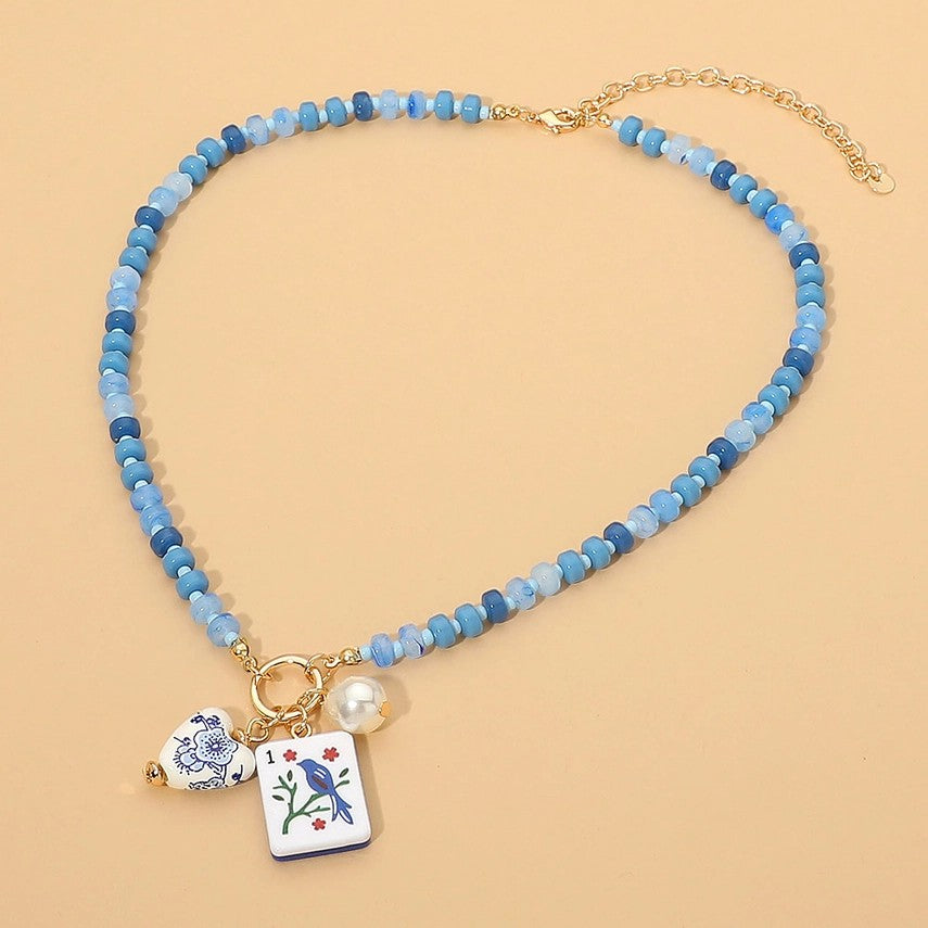 Mahjong Charm Necklace