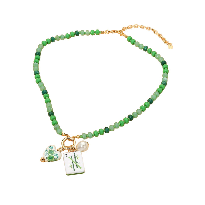 Mahjong Charm Necklace