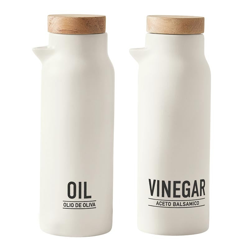 Matte Oil & Vinegar Bottles